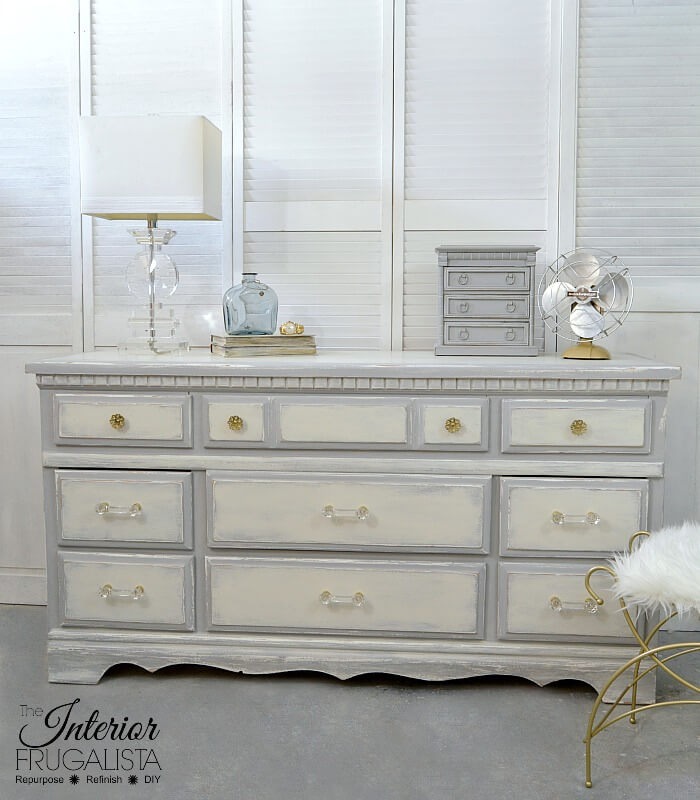 Vintage 9 Drawer Dresser From Glossy To Farmhouse Charm Interior
