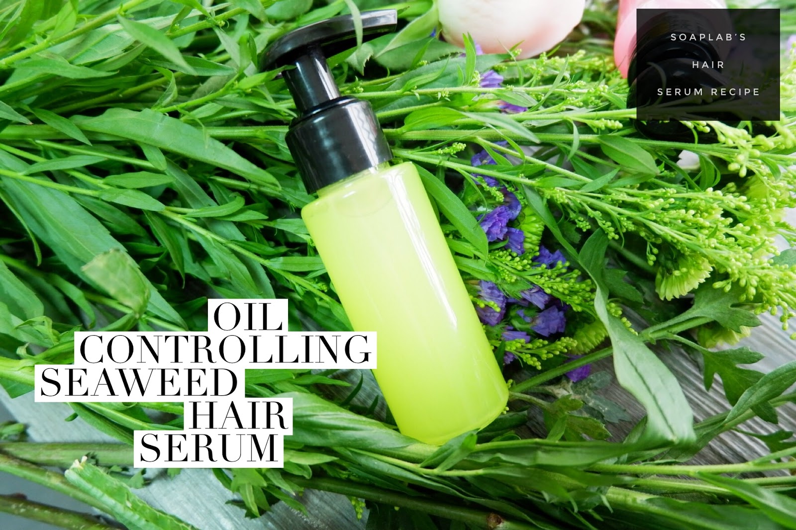 SoapLab Malaysia: DIY Hair Serum To Control Oil Using Seaweed