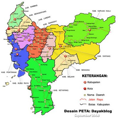 Peta Kalimantan Barat