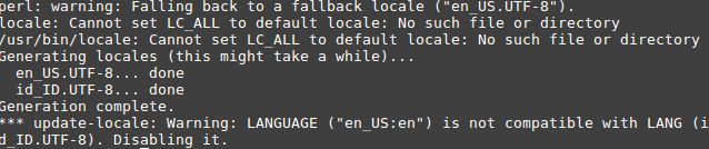 Set default locale. Set default locale