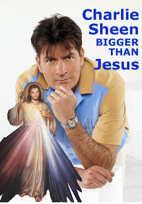 Charlie Sheen Jesus,Charlie Sheen twitter,charlie sheen bigger than Jesus