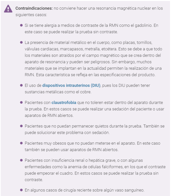 medios de contraste usados en resonancia magnetica