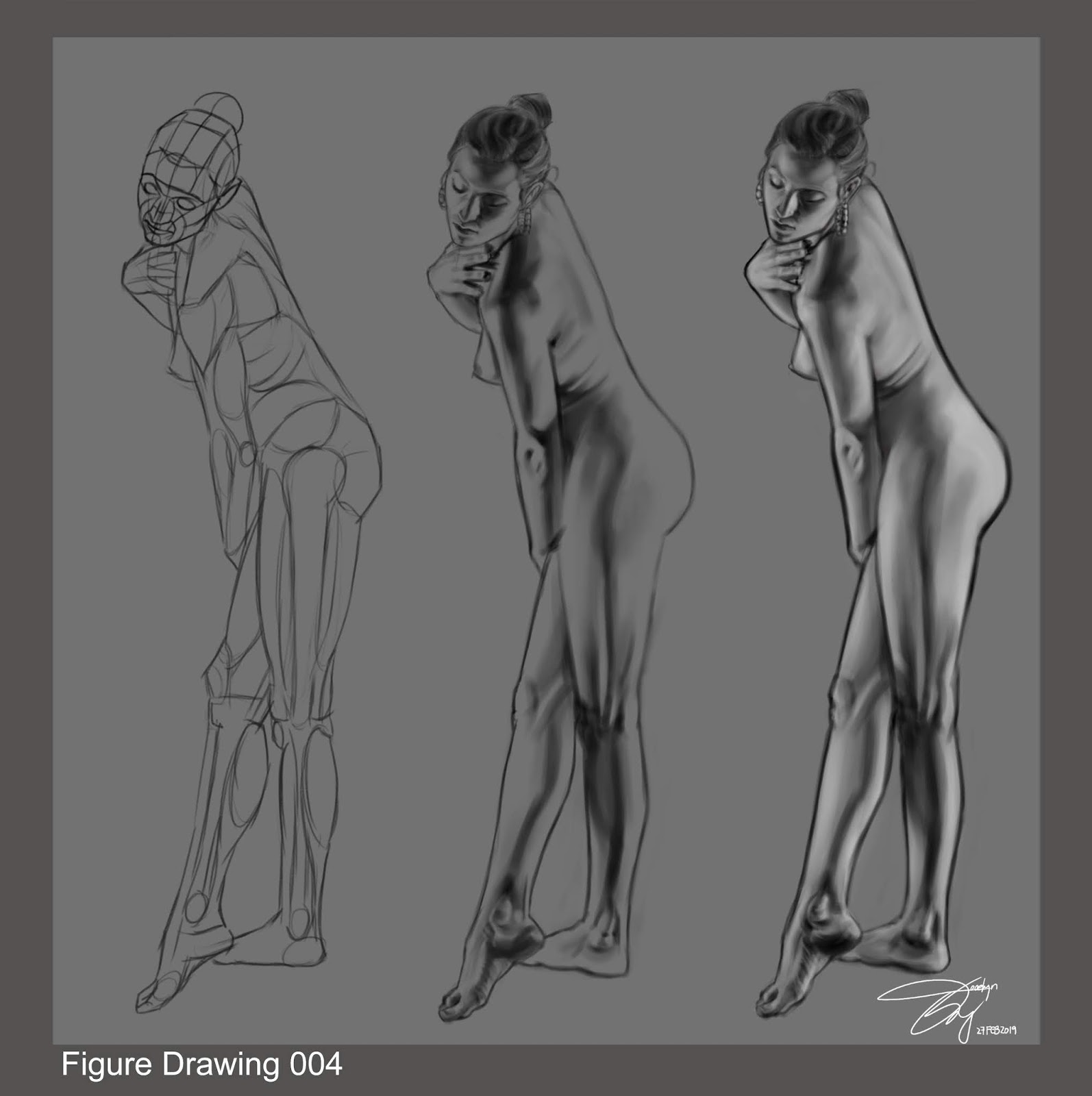 Bunny Rabbit Pixie Dust Figure Drawing Practice 004 bunny rabbit pixie dust figure drawing