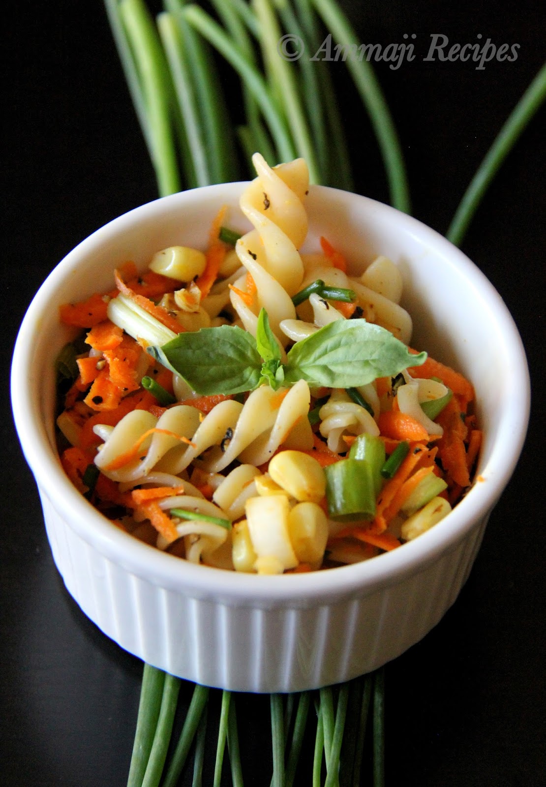 Italian Pasta Salad | Indian Food Recipes | Ammaji Kitchen