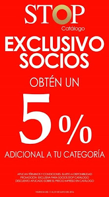 Stop Catalogo descuento 5% socios 2016 stop catalogo descuento 5% socios 2016