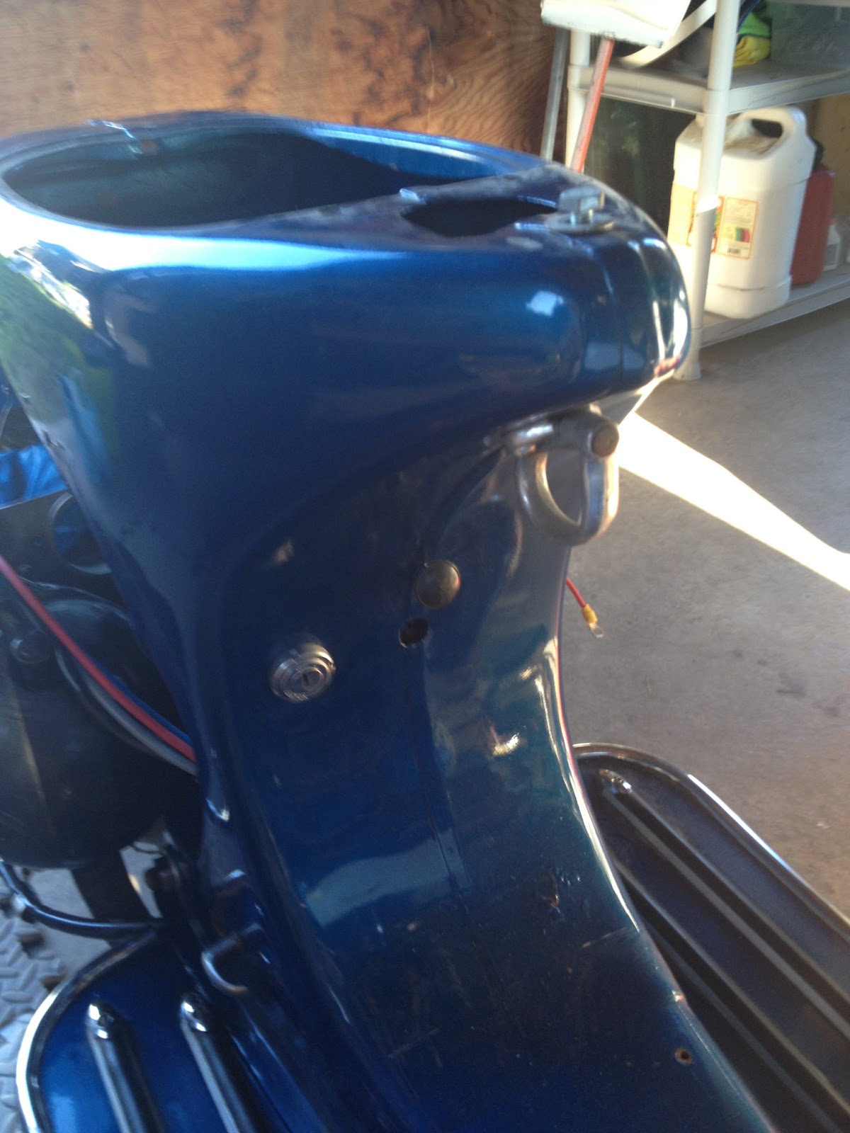 1967 Vespa Sprint 150 (VLBIT) Maintenance Record Removal of the Fuel Tank