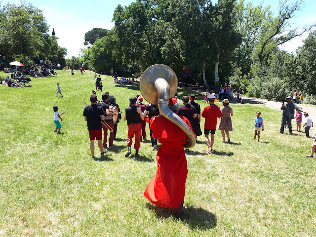 La Fanfare Brass Band TTGL au parc de Font Obscure pour la fête du vivre ensemble