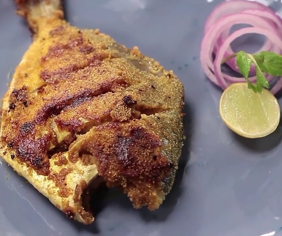Fried Pomfret Fish Recipe Step by Step Homemade Recipe CheckMyRecipe