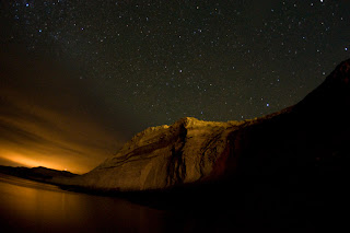 Noche estrellada en Puerto Pirámides Península Valdés