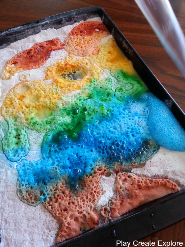 Play Create Explore: Fizzy Rainbow Science