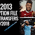 PES 2013 Final Option File Summer Transfers 2017/2018