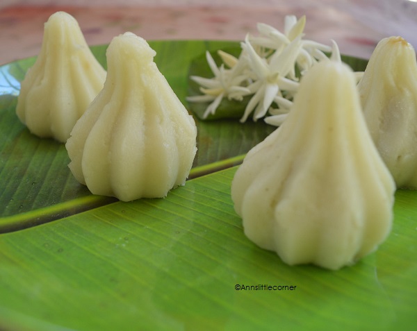 Steamed Modak, Modagam Steamed Modak, Modagam