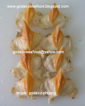 Butterfly-Cut Yellow Clam Meat