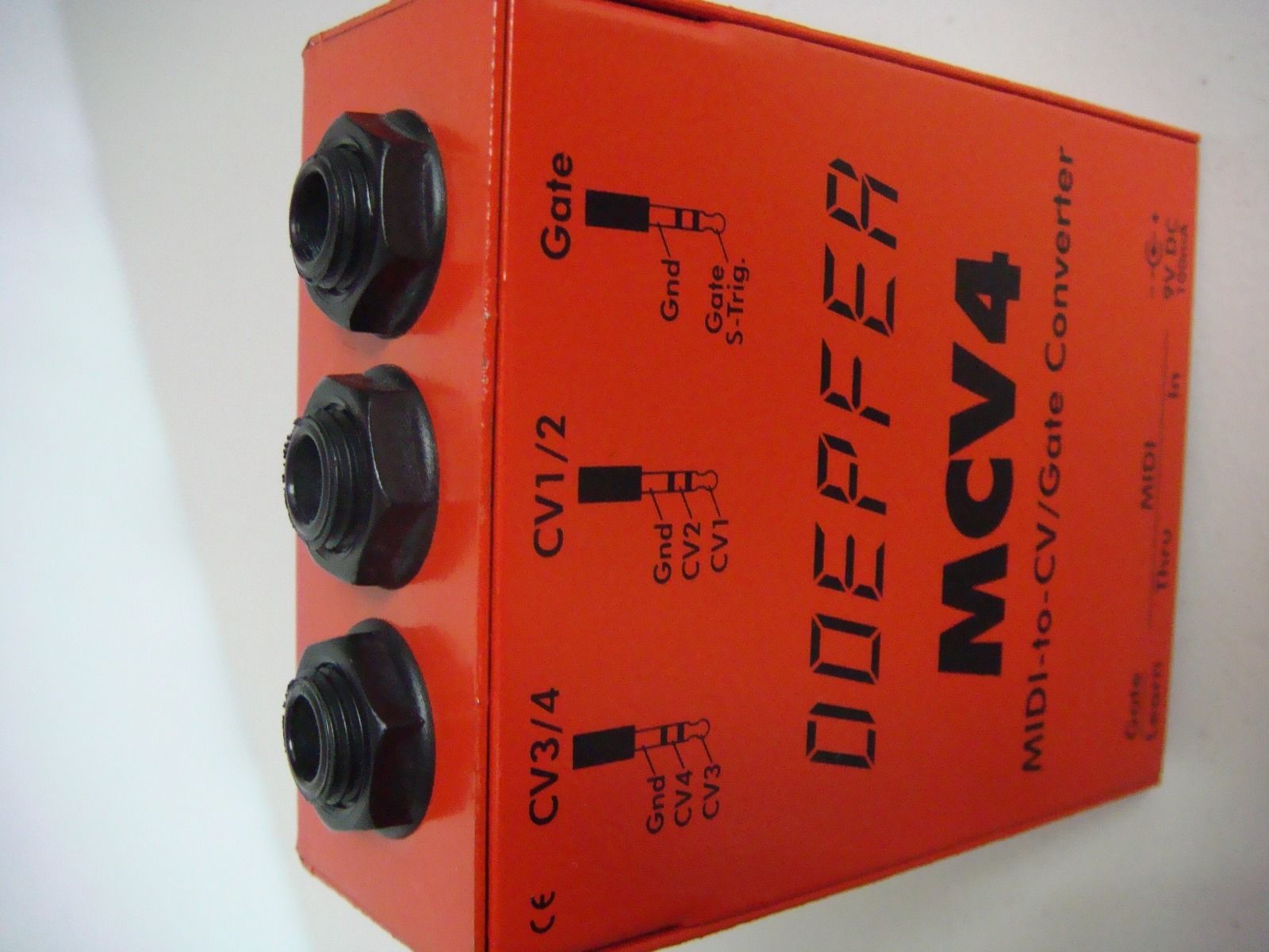 MATRIXSYNTH Red Doepfer MCV4 Midi to CV/Gate Interface