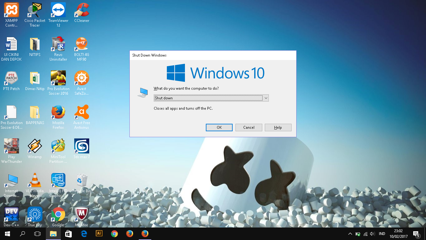 Cara cepat mematikan PC/Laptop ~ HELSATRIO