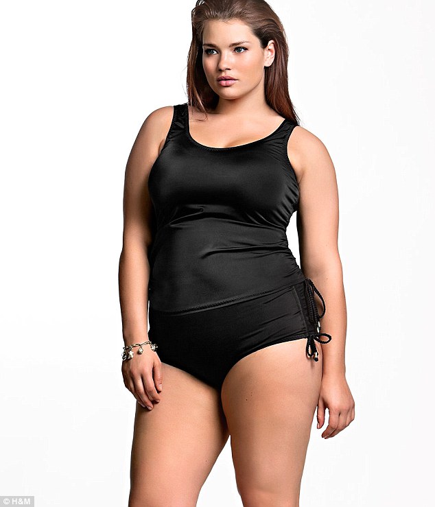 Once Upon a Time in my Twenties...: H&M Use Plus Size Girl Model… oh their Plus Size range.