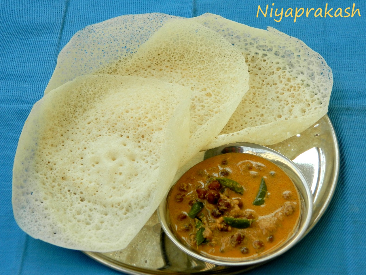 Niya's World Kadala Curry with Appam (4th recipe)