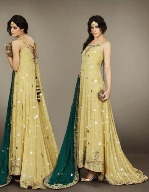 Designer Wear: Latest Long Frock