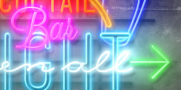 Download Download Neon Mockup PSD Free | Free Design Data PSD Mockup Templates