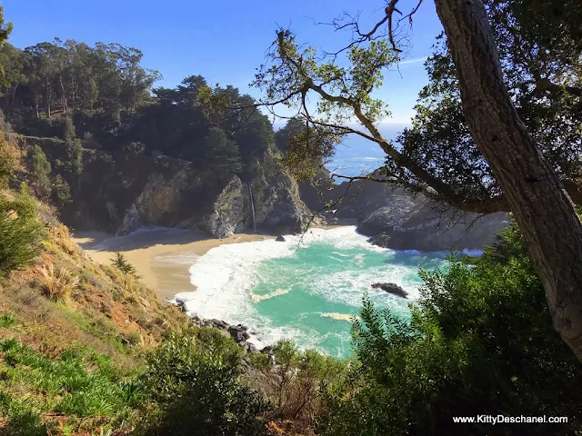 hidden waterfall in california