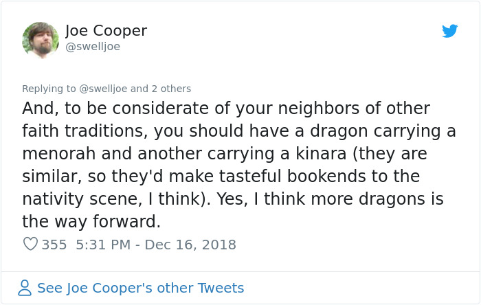 Neighbors Found This Woman's Christmas Dragon Decorations Inappropriate, So She ‘Fixed’ It Neighbors Found This Woman's Christmas Dragon Decorations Inappropriate, So She ‘Fixed’ It
