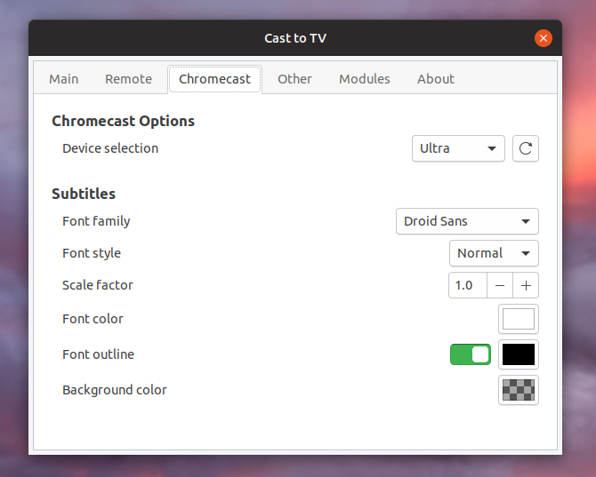 GNOME Chromecast Extension "Cast to TV" v9 Adds Subtitle Configuration