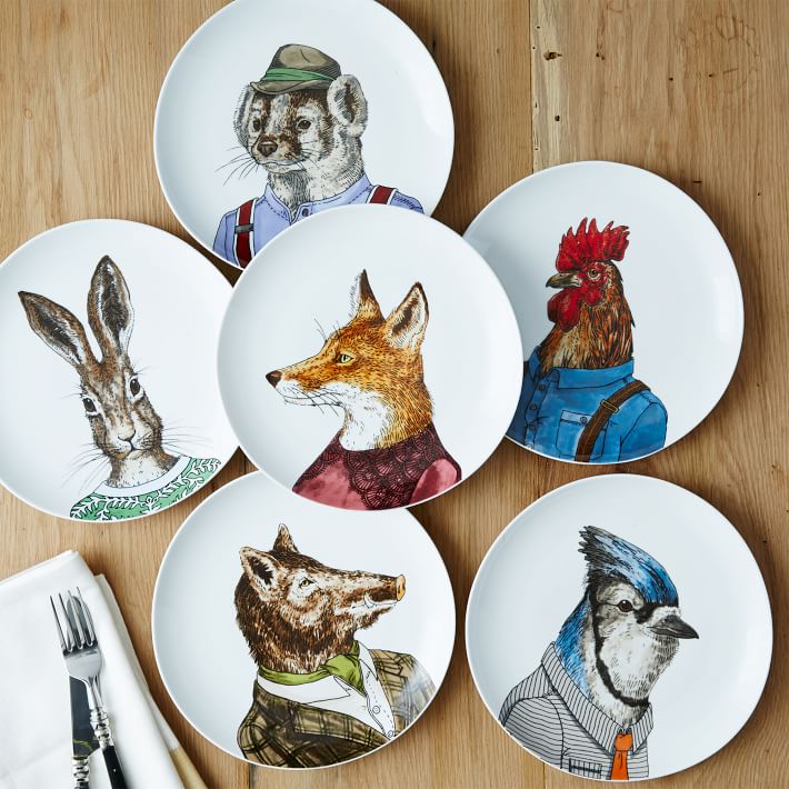 The Cutest Animal Plates At West Elm! Nubia's Nonsense