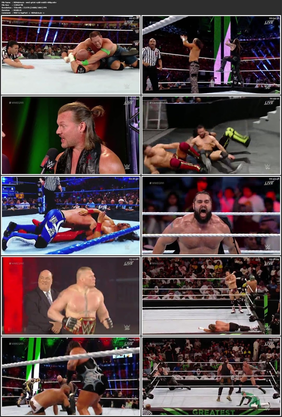 WWE Greatest Royal Rumble 2018 PPV 480p WEBRip 1.1GB Download