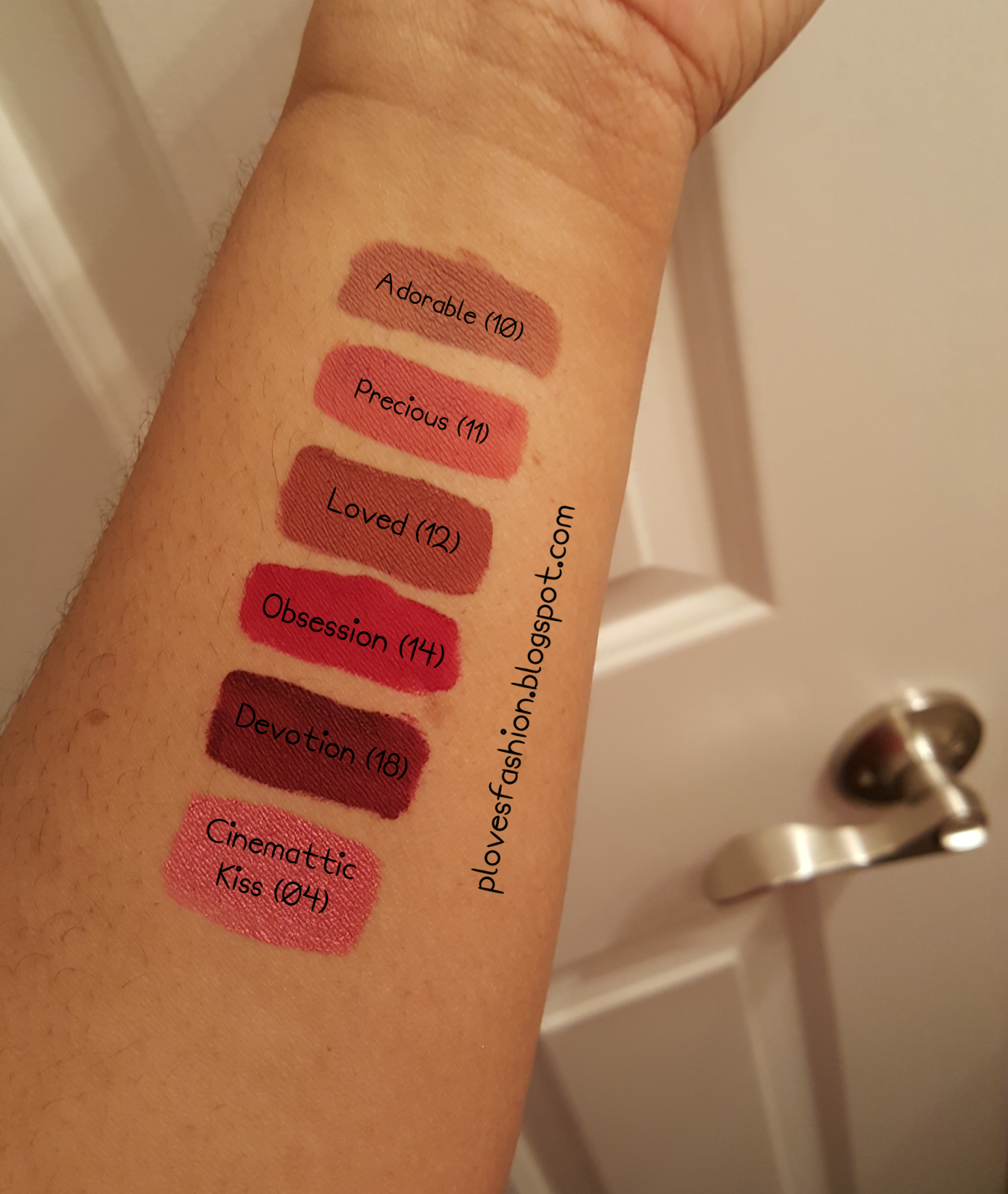 Beauty and More by Pilar Milani Amore Matte Lip Creme Liquid Lipsticks