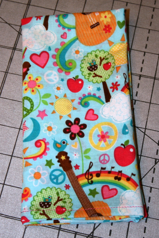 Tutorial...Cloth Napkin for School Lunches Stories from the Sewing Room