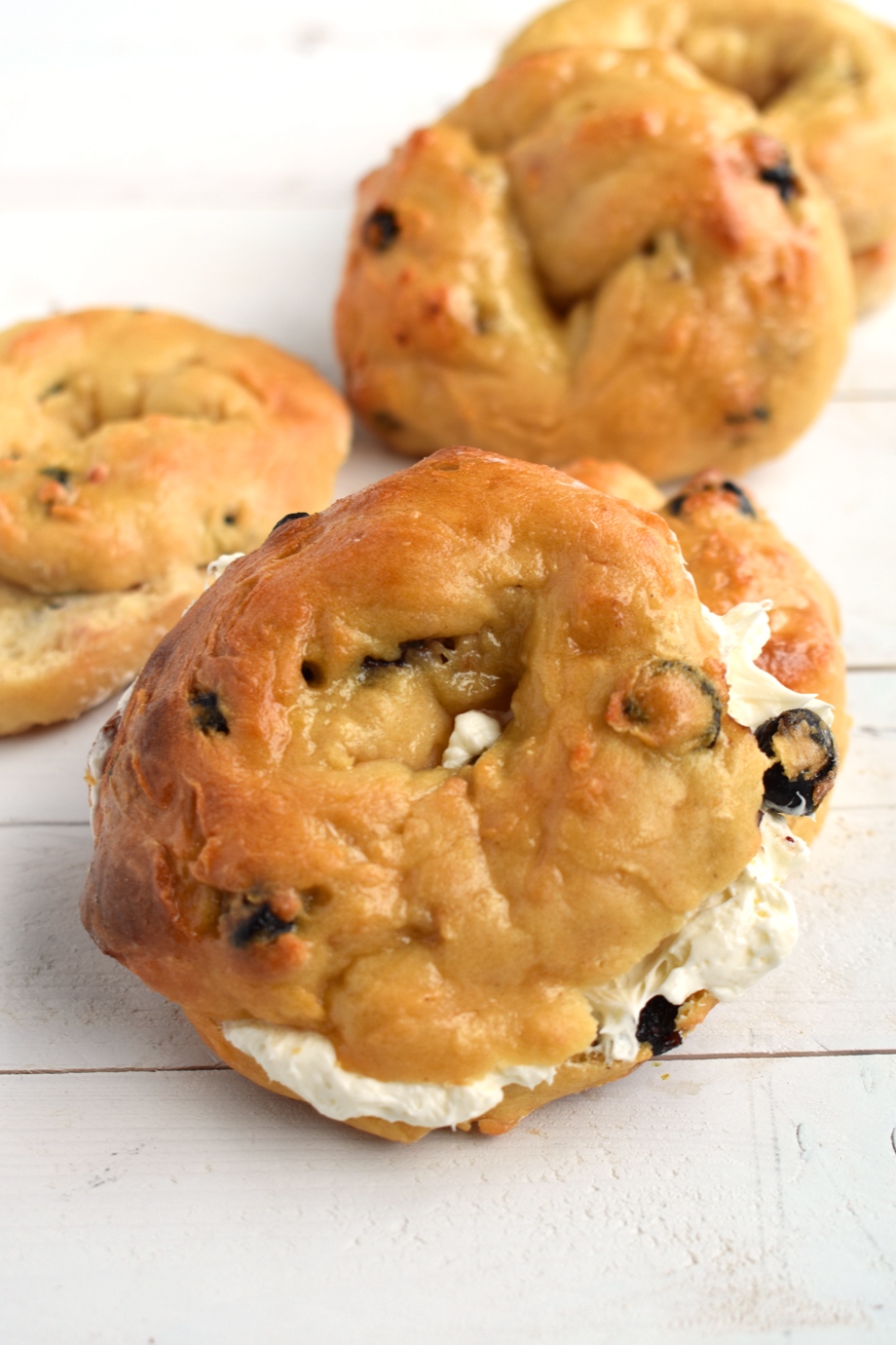 Easy Blueberry Bagels