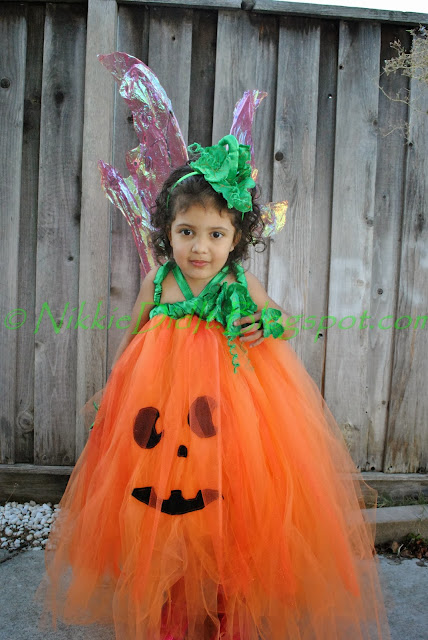 Pumpkin Princess Tutu Costume With Wings | Nikkie Did It