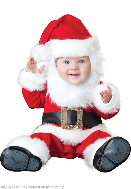 Baby Santa Claus.