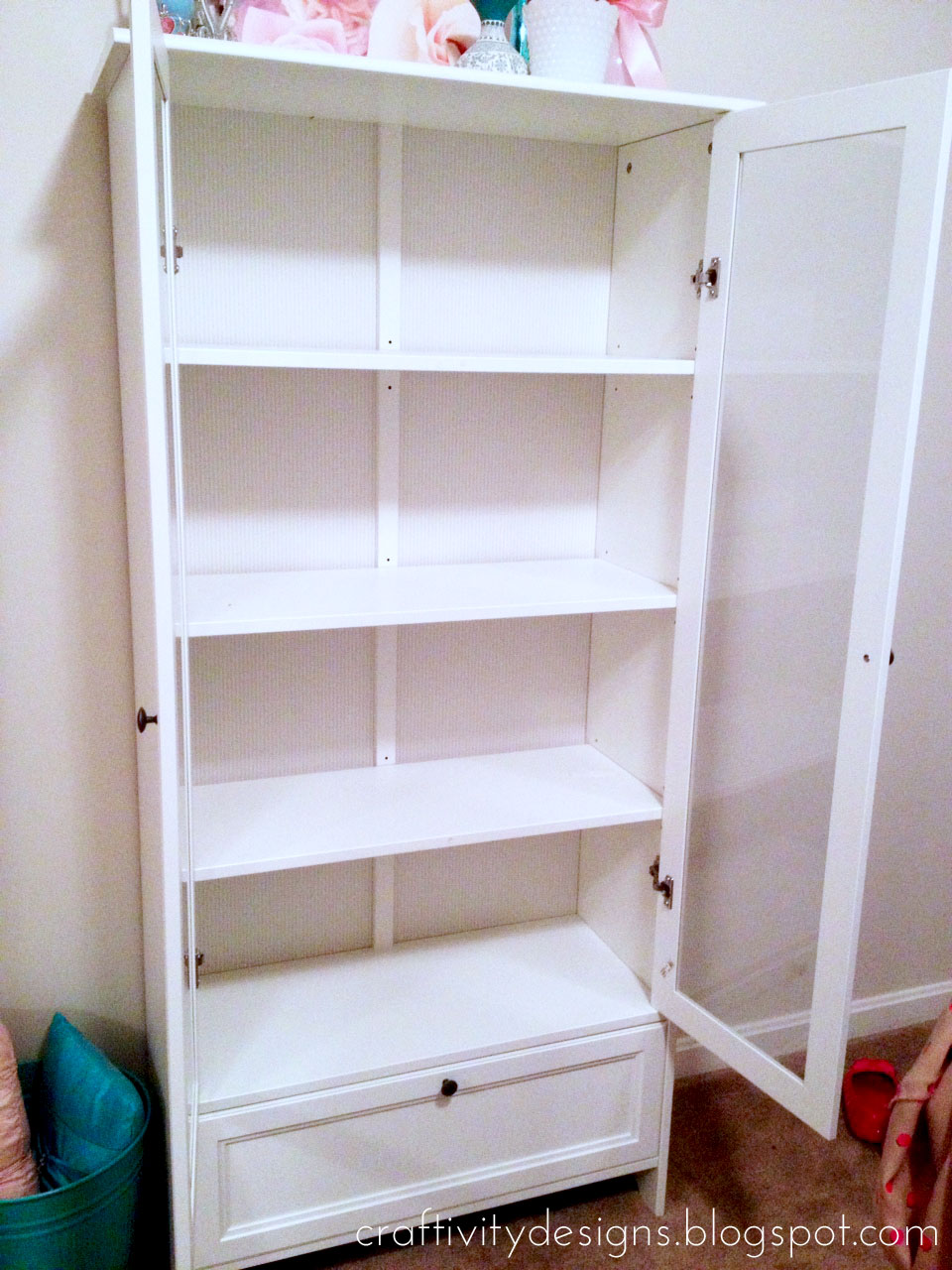 Add Contact Paper Inside A Cabinet By Erica From Craftivity