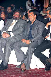 Salman Khan along with Nargis snapped at 8th Indo-American Corporate Excellence Award event