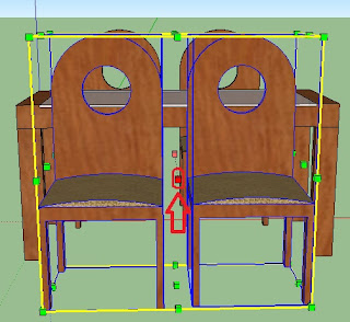 TIC en Las Sabinas: SketchUp - Modelado mesa con sillas