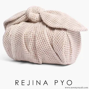 Meghan Markle carried Rejina Pyo Nane Bag Cotton Weave Ivory