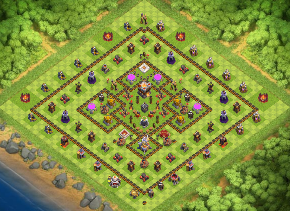 COC Bases Farming Base COC TH 11