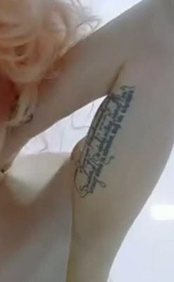 lady gaga tattoo