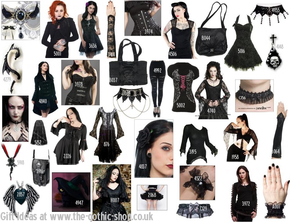 The Gothic Shop Blog Gothic Gifts by Colour