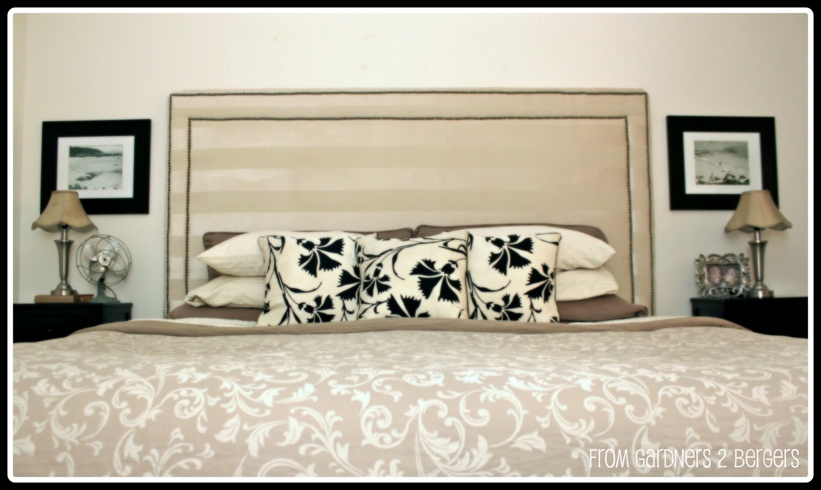 Remodelaholic Upholstered Nail Head Trim Headboard Tutorial
