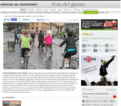 cycling tours in naples corriere mezzogiorno newspaper