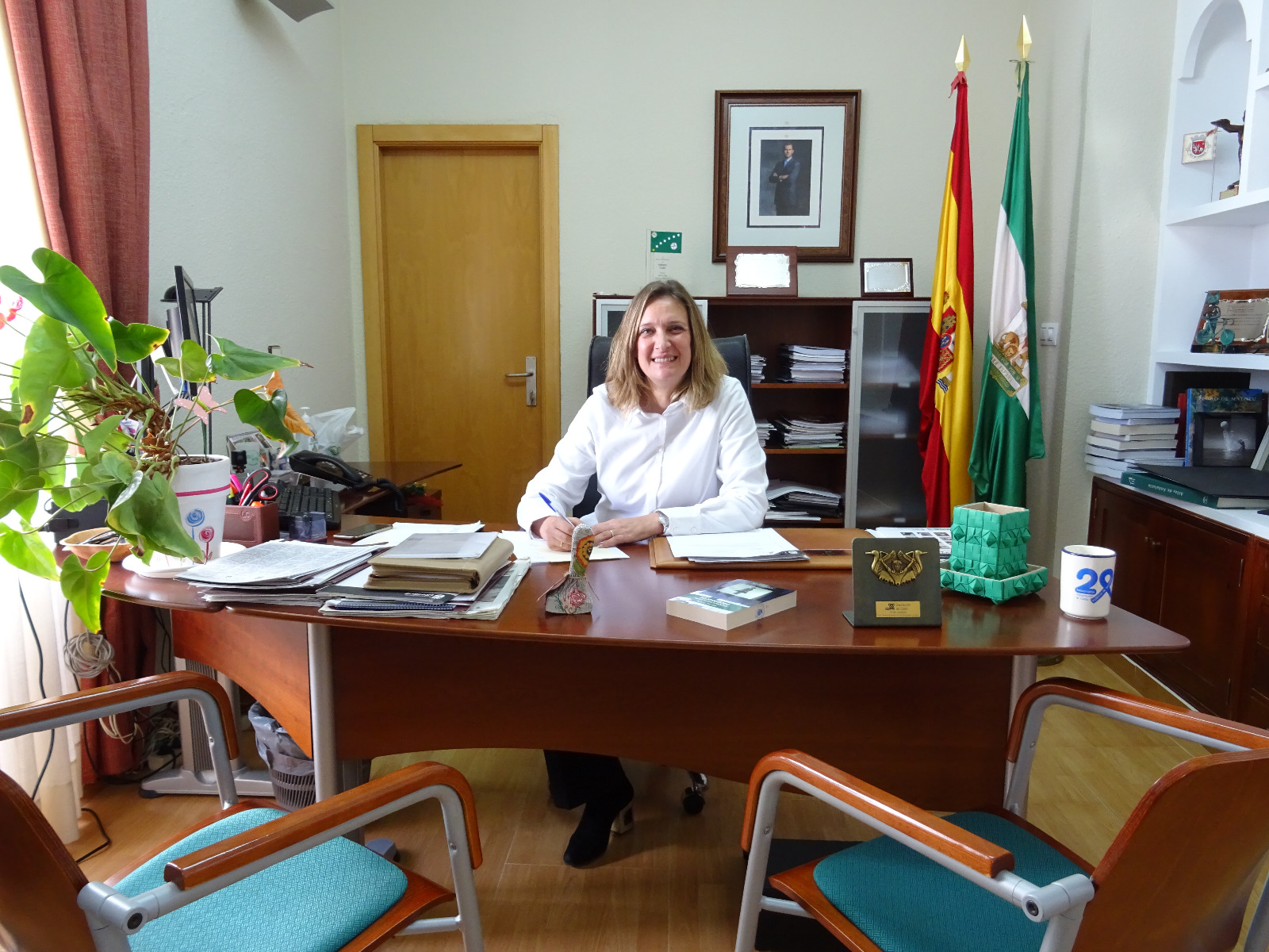 El despacho de la alcaldesa de Ubrique