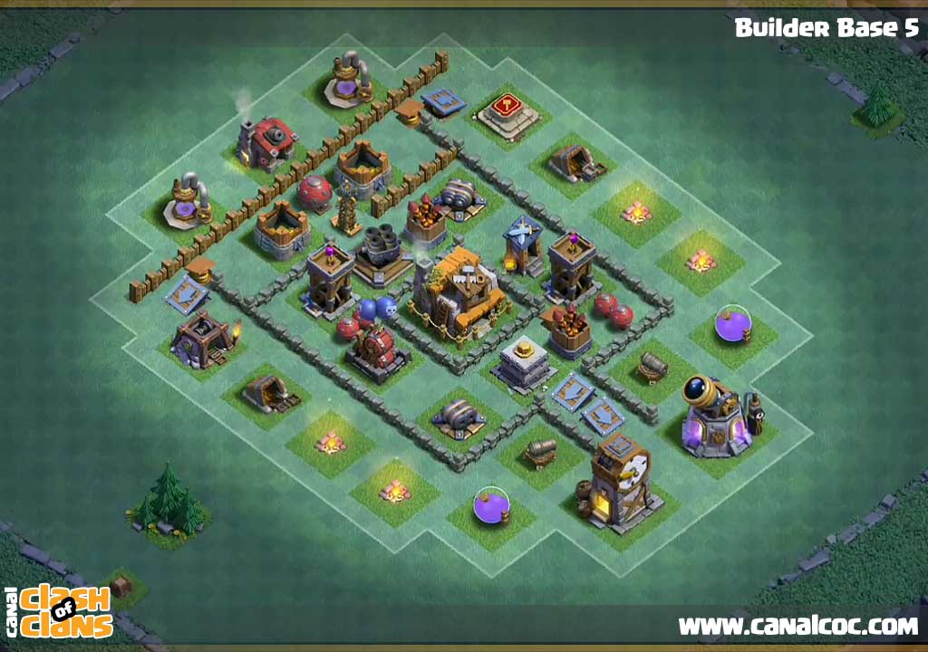 Builder Base 5 Anti 2 Stars 645 Canal Coc.