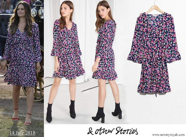 Princess Sofia wore &Other Stories Tie Frill Dress