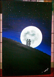 moon paintings canvas super meenu showing