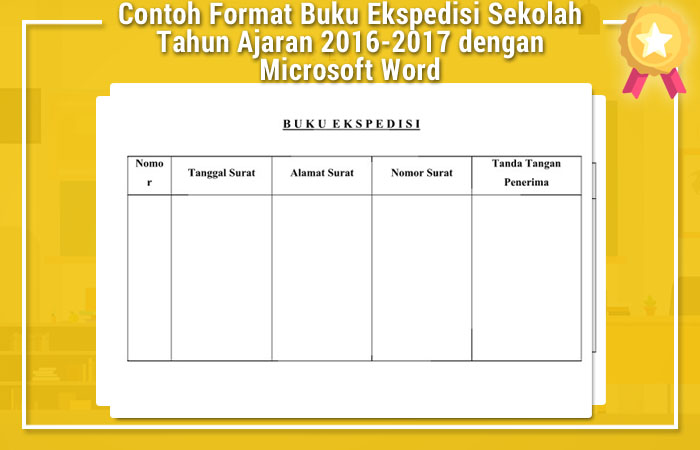 Heru Kurniawan Contoh Format Buku Ekspedisi Sekolah Tahun