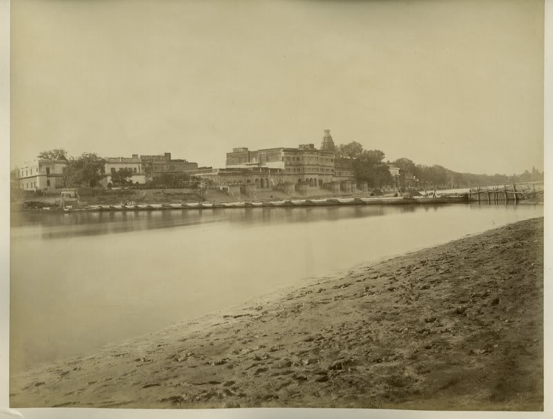 Bridge of Boats - India 1870's