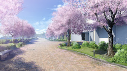 anime landscape background
