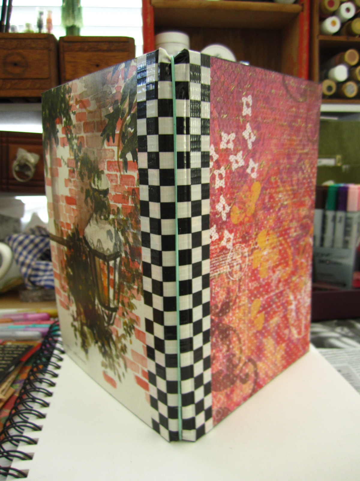 One Woman's Hands duct tape journal swap